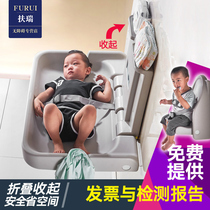 Newborn diaper change bed care board wall hanging third bathroom Baby care table folding mother and baby room