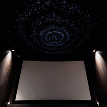 Fiber optic star empty top starry home theater video room bar barber shop living room ceiling ceiling ceiling Star Light