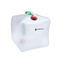 Outdoor folding water bag PE food grade environmental protection outdoor water bag oversized foldable storage kettle drinking water bucket 20L