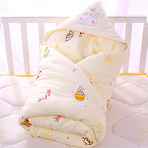Newborn baby is thickened in winter 12th month newborn baby thickened bag cotton quilt delivery room baby supplies