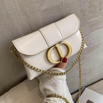 Korean minority 2021 new small bag women tide leather chain premium shoulder bag mini ins shoulder bag