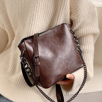 Korean retro bag female 2020 New Tide leisure foreign mother bag big brand Joker chain shoulder shoulder bag