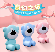 Cartoon creative bear childrens door stopper Baby safety anti-pinch hand door Carmen plug door stopper anti-door seam clamp hand wedge