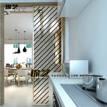 Custom carved transparent tempered art glass partition wall screen home decoration modern minimalist restaurant kitchen