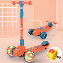 Scooter children 3-6-7-10-12-14-year-old Zhongdabong widened 8-year-old foldable single-foot scooter
