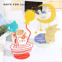 Official direct sales letter of the lover acrylic memo clip give you a pocket cute multifunctional photo holder