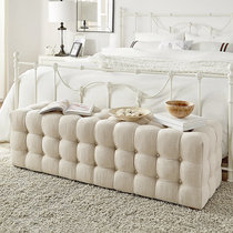European fashion creative shoe stool home sofa stool Nordic bedroom bed tail stool long stool cloakroom changing stool