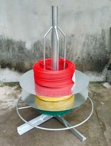 Electrician wire pay-off rack threading tool wire simple pay-off roller 0-10 Square