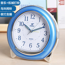 Overlord creative electronic Silent Alarm Clock children cartoon cute student bedside clock lazy Sleepy music alarm