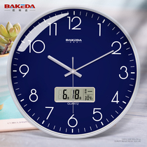 Bacoda wall clock living room clock simple light luxury fashion home clock Nordic modern personality creative quartz clock