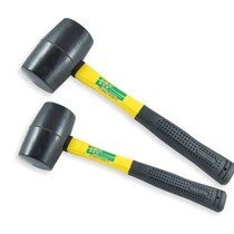 SD Shengda tool fiber handle black rubber hammer rubber hammer home decoration hammer repair hammer