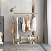 Minimalist modern iron art tennis net red cloak stand floor simple clothes bedroom home set clothes hanging clothes hanger