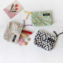 Cute Broken Flowers Zero Wallet 2021 New Little Fresh Schoolgirl Coin Bag Zipped Sanitary Towel Containing bag