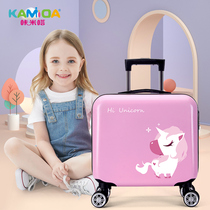 Kammi da childrens trolley case cartoon female universal wheel girl baby suitcase boy girl walking baby suitcase