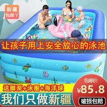 Xinjiang Girl Swimming Pool Summer Inflatable Home Thickening Kid Outdoor Large Children Pool Family Pool