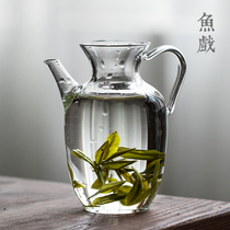 Transparent Imitation Song glass teapot green tea special pot tea tea set small tea tea cold water bottle tea maker household single pot