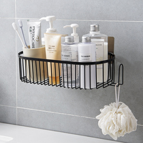 USIJU hole-free toilet storage rack Toilet wall-mounted storage rack Bathroom shower gel tripod
