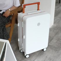 Super light wide drawbar suitcase universal wheel aluminum frame pull bar case woman 20 suitcase 24 password small leather case 28 inch male