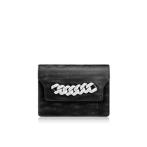 INJOYLIFE Retro Card Bag Women Mini Zero Wallet Ultra Slim Chain Small Wallet Tide Sends Girlfriend Gift Box Tide