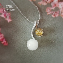 Baby fetal hair baby breast milk collar diy handmade permanent full moon gift souvenir