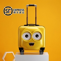 Childrens luggage small boy suitcase female 20 inch baby trolley case custom logo cute boarding suitcase