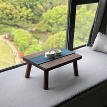Small window coffee table floating window table Japanese tatami small table simple low table Kang table solid wood Nordic small square table