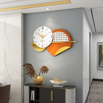Light luxury clock clock clock living room home Fashion Net red art creative restaurant clock hanging wall simple modern decoration