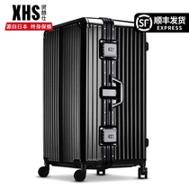 Luggage mens large capacity oversized 30 thickened 28 inch trolley case female 32 leather case suitcase is strong and durable