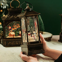 Christmas gift children snow crystal ball automatic snow Music Box Birthday Music box Snowflake girl girl