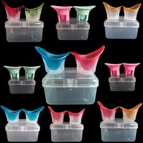 Brand new silicone eye cup 2 packs and free boxes special tools for cleaning the eyes net red household eye washer