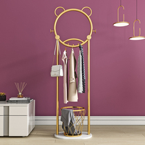 Nordic minimalist hanger Hanger Ground Floor Bedroom Modern Light Extravagant Simple Shelf Home Net Red Containing Shelf Clothing Hat Rack