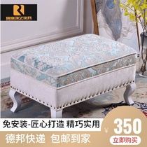 European sofa stool living room sofa footrest footrest footrest foot stool bedend foot stool foothold foot stool home leather stool