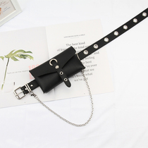 New fashion mobile phone belt bag chain belt bag women 2023 trendy summer small bag niche design all-match personality