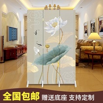 Chinese screen partition decoration modern living room mobile simple folding block household entrance folding screen small apartment type