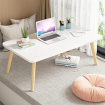 Floating window table solid wood leg bedroom sitting on the ground small table home tatami Kang table tea table window table tea table small coffee table