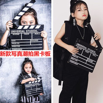 New photo studio photography props field record Board movie board opening card board tide shooting children photo props director board