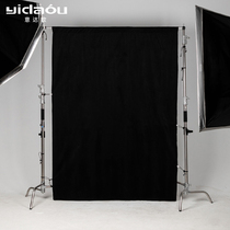 Black suction light cloth photo cloth curtain cloth photo background cloth black cloth live shooting bracket props suede black suede cloth