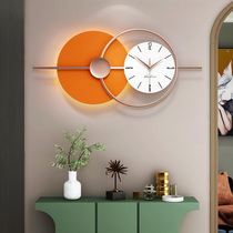 Atmospheric clock clock living room home fashion modern simple wall personality creative Net red high-end light luxury clock