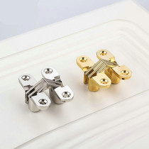 Cross hidden hinge dark hinge folding door hinge folding table and chair dark hinge invisible door hinge