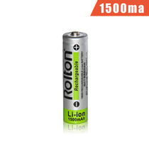 18650 Lithium battery charging large capacity 3 7v 4 2v small fan strong light flashlight headlight 1500mAh