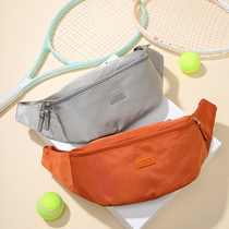 Large-capacity mobile phone pocket womens casual messenger bag Oxford cloth chest bag one-shoulder small backpack trendy sports bag summer
