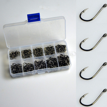 450 large ten box Iseini hook with barbed hook crucian carp fishing wild fishing gear accessories
