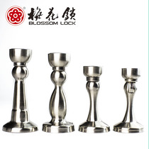 Plum blossom lock brushed stainless steel door suction indoor bedroom door suction strong suction force wall dual-purpose magnetic door touch
