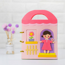Hibao Non-Woven Hand diy picture book kindergarten children paste making Montessori early education cloth book trembles