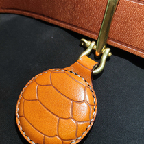 Slingshot magnet pendant suction steel ball strong magnetic hanging pendant super force suction iron stone pure cow leather handsewn pure copper hook