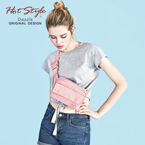 HOTSTYLE running sports waist bag female ins tide brand mobile phone bag Messenger small bag large capacity all-match chest bag summer