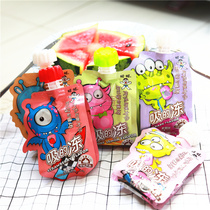 Want to suck frozen 80g * 10 bags can suck jelly smoothie pops stick broken ice summer childrens drink snacks