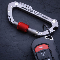 American GPCA multifunctional combination outdoor tool knife portable edc quick hanging self-defense military titanium alloy mountaineering buckle