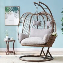 Home hammock birds nest hanging chair adult indoor European style hanging orchid chair lazy rattan chair princess rocking basket chair outdoor swing