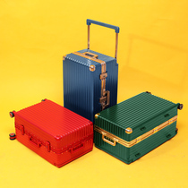 Lusidi aluminum frame wide rod luggage female 24 travel box 26 suitcase bag small 20 inch boarding box Male 28